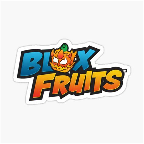 "blox fruits merch blox fruits logo" Sticker by WilhelmLarkin | Redbubble