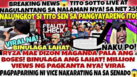 Breaking News Kagulo Na Tito Sotto Live Nagulantang Sa Nalaman Sa