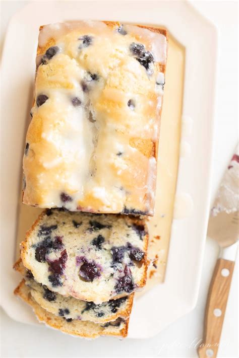 The Best Blueberry Bread With Glaze Julie Blanner