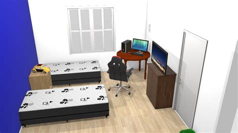 Projeto Quarto 2024 De Thiago Planta 3D Mooble