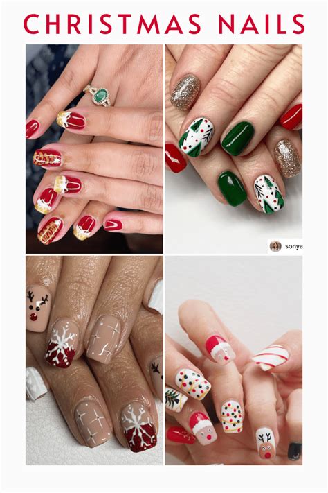 25 Festive Christmas Nail Designs For 2023