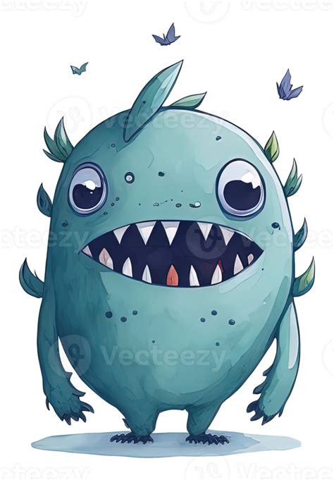 Cute Monster Isolated 24679161 Png