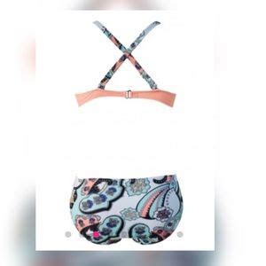 Swim Sexy Pink Padded Gather Pushup Bikini Set Poshmark