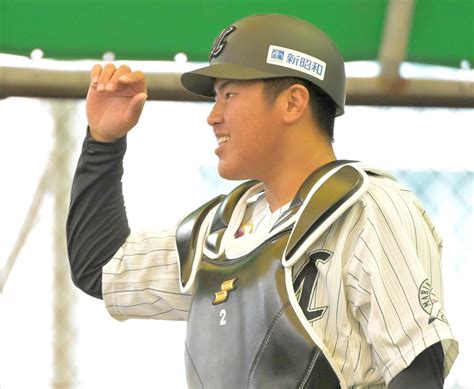 【ロッテ】ドラ1松川虎生が憧れの高校先輩・益田直也と“和歌山コンビ”バッテリー実現 スポーツ報知