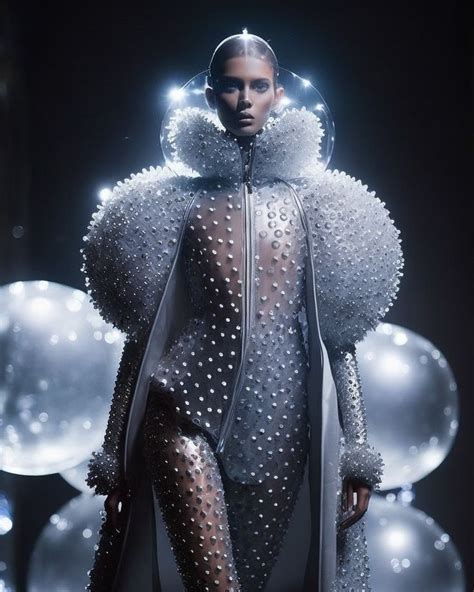 Chrome Bubble In Visionary Fashion Future Fashion Fashion