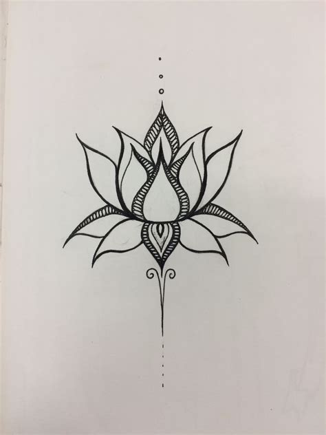 Flor De Loto Tattoo Design Dusolapan