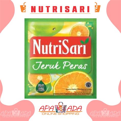 Jual Apazada Nutrisari Jeruk Peras 14gr Minuman Bubuk Instan