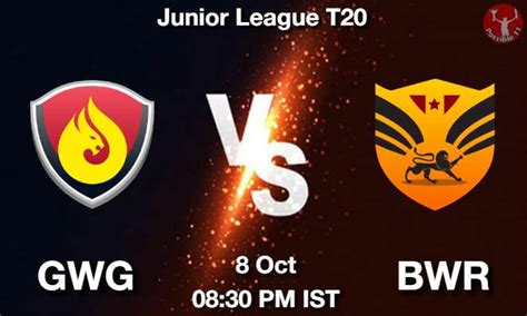 GWG vs BWR Match Preview, Team Analysis, Live - Cricket - 08-Oct-2022