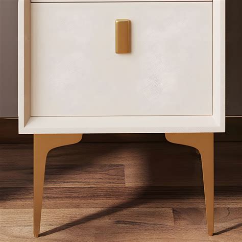 Classic Glam Wood Dresser Vertical Lingerie Chest Dresser With Drawer For Bedroom White 10 L X