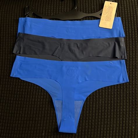 Intimates Sleepwear Nearly Nude Womens Laser Cut Thong Panties Underwear Pack Poshmark