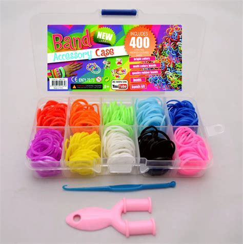 Резинки для плетения набор для рукоделия 10 цветов Мини 400 80 ₴ купить ...