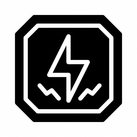 Electricity Warning Sign Signaling Alert Danger Icon Download On