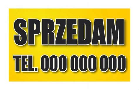 Baner Reklamowy Sprzedam 60x100 Dom Mieszkanie Ceny I Opinie Ceneo Pl