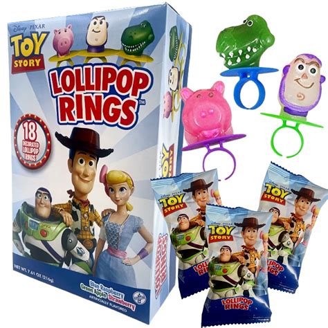 Imaginings 3's Toy Story Lollipop Rings, Character Shaped Suckers