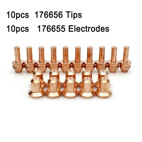 Leke Plasma Torch Tips And Electrodes Kit For Miller Spectrum 375 X