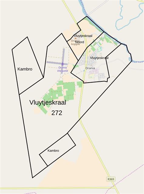map of orania