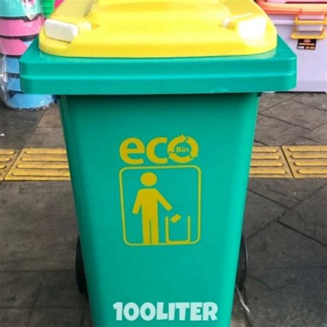 Jual Promo Tempat Sampah Roda Liter Liter Liter Shopee