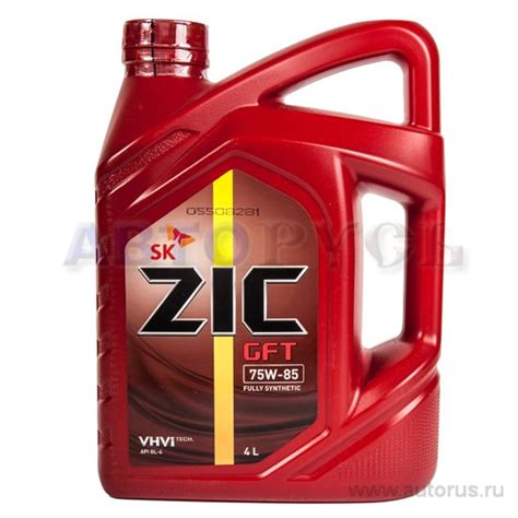 162624 Масло трансм синт ZIC GFT 75W-85 4л ZIC | Запчасти на DRIVE2