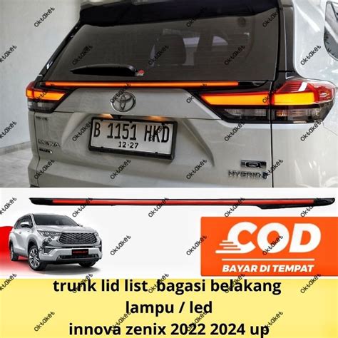 Jual Trunk Lid List Bagasi Belakang Lampu Led Innova Zenix