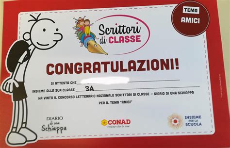 Maturare Competenze Premiazione Concorso Scrittori Di Classe Conad