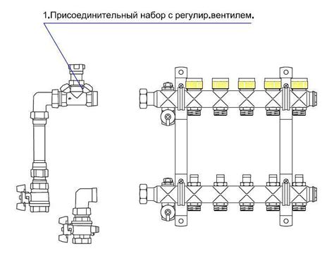 Распределительный коллектор гребенка системы отопления - принцип работы ...