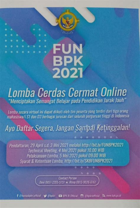 Fun BPK 2021 Direktorat Kemahasiswaan Dan Alumni Universitas Negeri