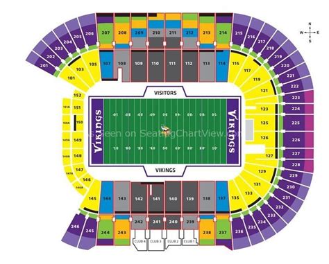 TCF Bank Stadium, Minneapolis MN - Seating Chart View