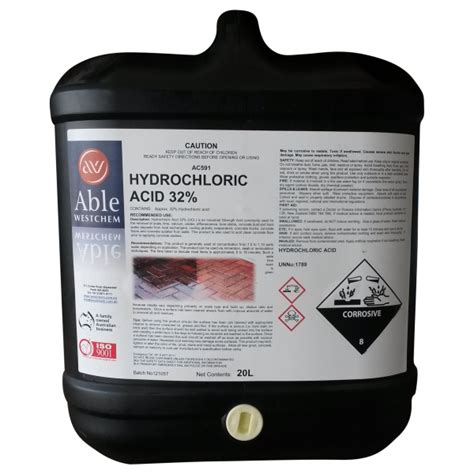 Hydrochloric Acid Industrial Cleaner Westchem