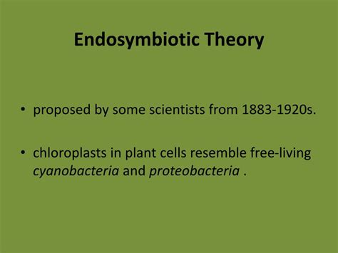 Ppt Endosymbiotic Theory Powerpoint Presentation Free Download Id