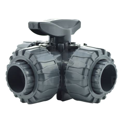 Durapipe TKD 3 Way PVC Metric Solvent Socket Ball Valve Valves Online