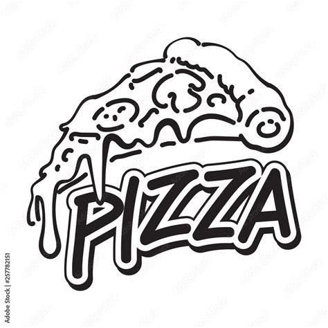 Vetor De Graphic Pizza Vector Do Stock Adobe Stock