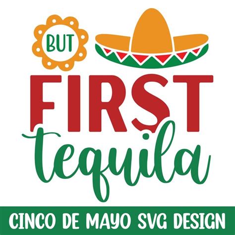 Premium Vector First Taquila Cinco De Mayo Svg Designs Vector Cinco