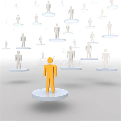 people   levels stock illustration illustration  blue