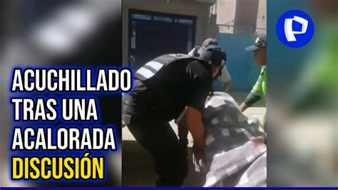 Huancayo Mujer Ataca Con Un Cuchillo A Su Pareja Tras Acalorada