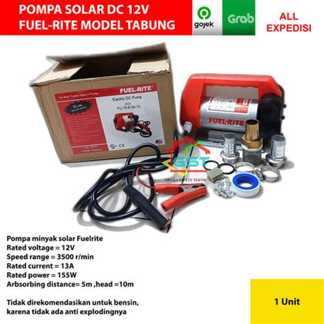 Jual Fuelrite Pompa Solar Dc V Model Tabung Fuel Rite Jakarta Barat