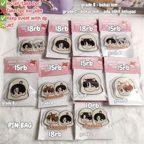 Jual Ready Stock Keychain Fanmade Enhypen En Bread Pin Bag Keychain