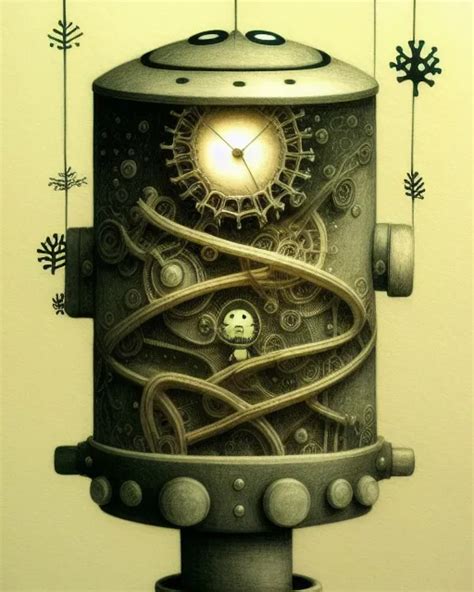 Robotic electromechanical Android Tan - AI Photo Generator - starryai