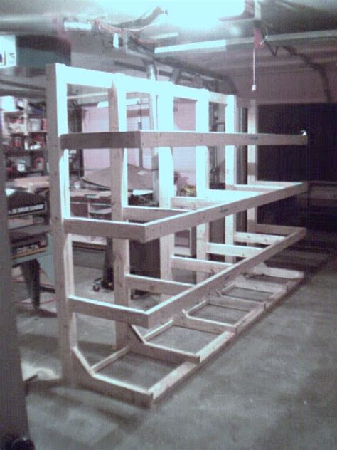 Wooden Cantilever Lumber Rack Plans PDF Plans