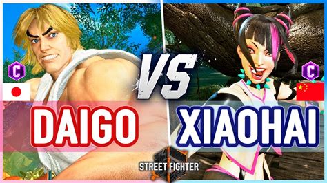 Sf Daigo Ken Vs Xiaohai Juri Street Fighter Youtube