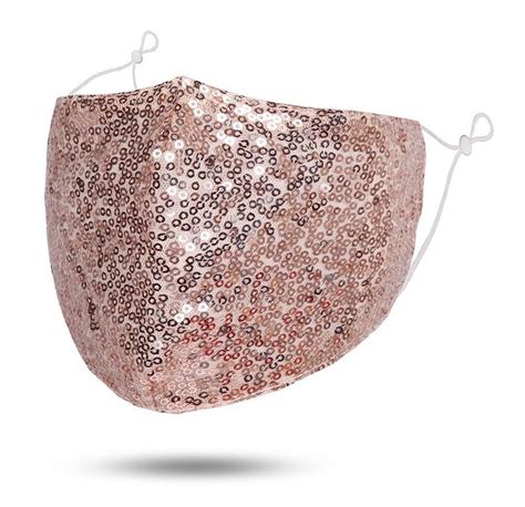 Gold Sequin Face Mask Inspired Lifestyle