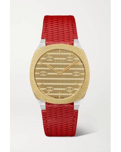 Red Gucci Watches For Women Lyst