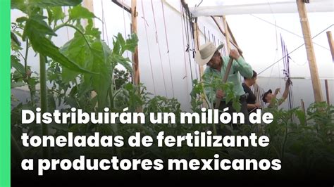 Distribuirán un millón de toneladas de fertilizante a productores