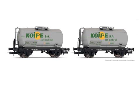 Renfe Koipe Axle Tank Wagon Set Iv Electrotren He Gaugemaster