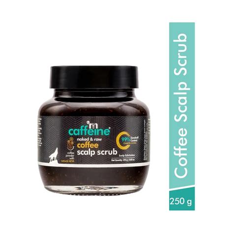 Buy MCaffeine Naked Raw Coffee Scalp Scrub For Dandruff Control Scalp Exfoliation G