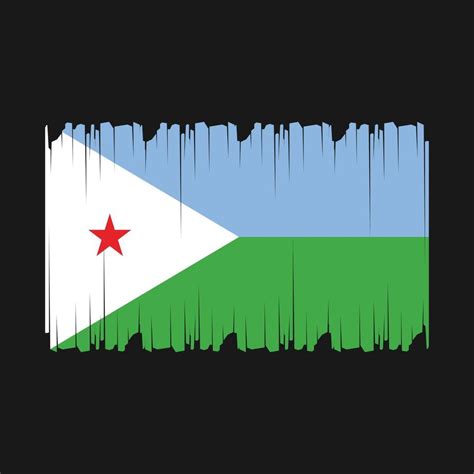 Djibouti Flag Vector Illustration 21944697 Vector Art at Vecteezy