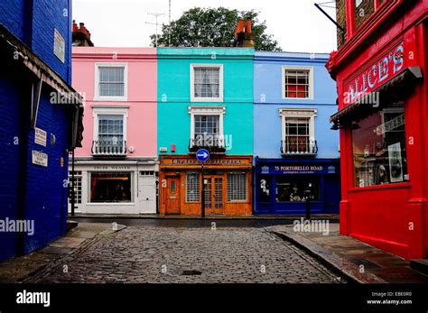 Portobello Road, Notting Hill, London, England, UK, Europe Stock Photo