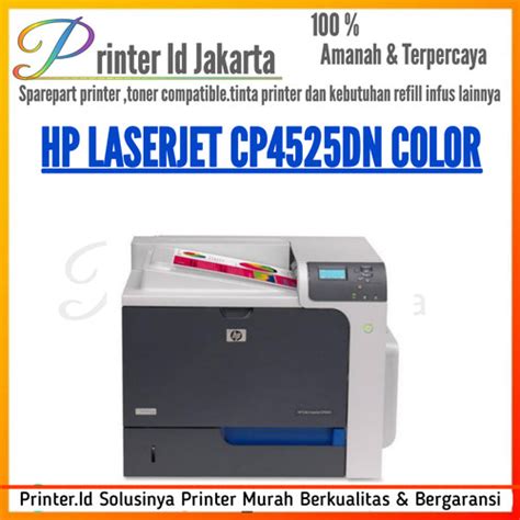 Jual Hp Laserjet Cp4525dn 4525 Printer Laser Warna Jakarta Pusat