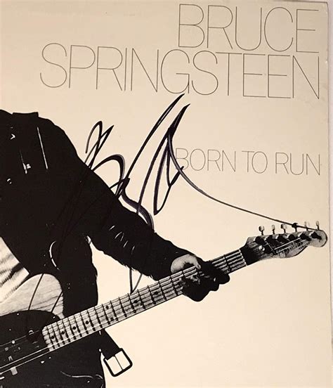 Bruce Springsteen Signed Born To Run Album Autographed Lp Beckett Loa