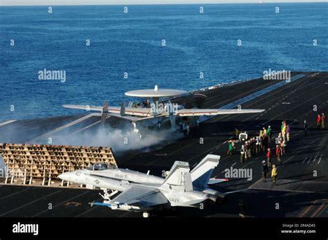 Us Navy An E C Hawkeye Assigned To The Wallbangers Of Carrier