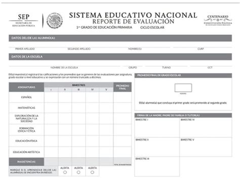 SEP Cómo descargar la boleta de calificaciones de primer bimestre